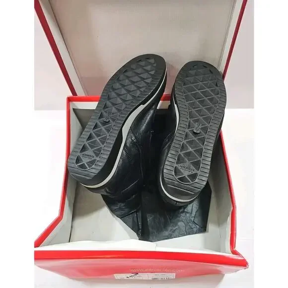 Aerosoles ~Woman Size 9M~ Black Leather Ankle Boots NEW!